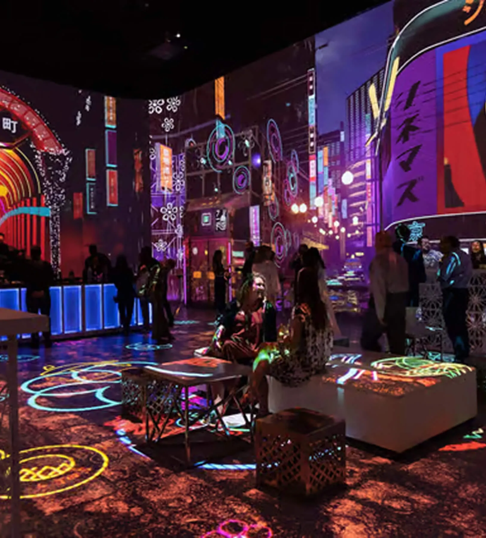 Illuminarium event venue interior