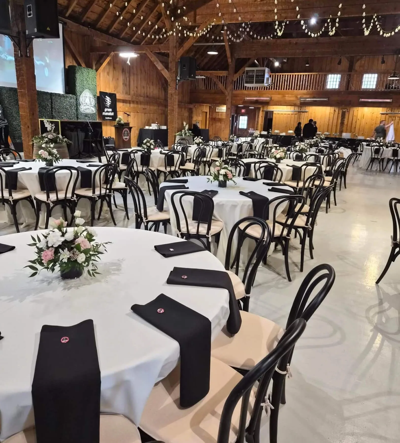 Gambrel Barn event venue interior